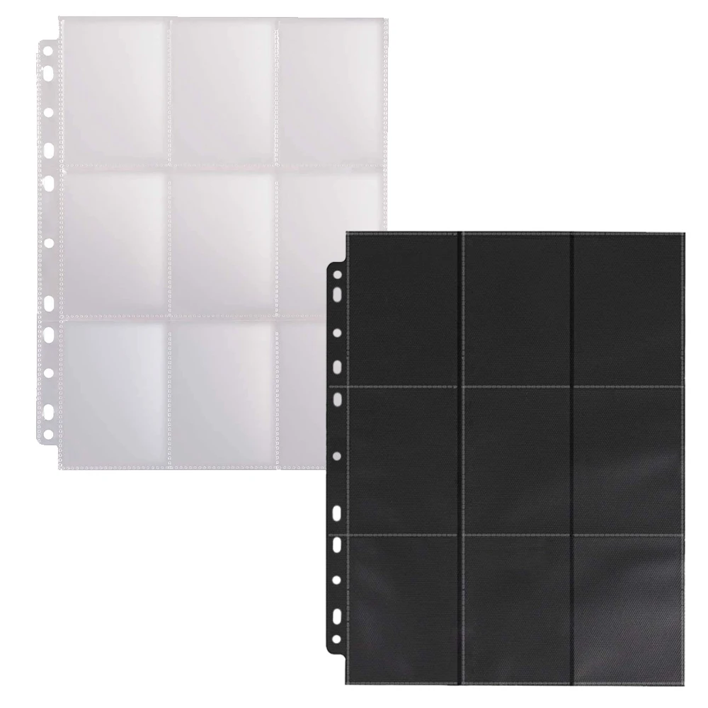 A4 10 листов/упаковка 11 отверстий черная коллекционная карточка фотокарточка