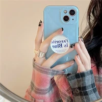 personalit creative letter folding stand girl soft case for iphone 11 12 13 pro max 7 8 plus xr x xs se 2 anti drop cover fundas