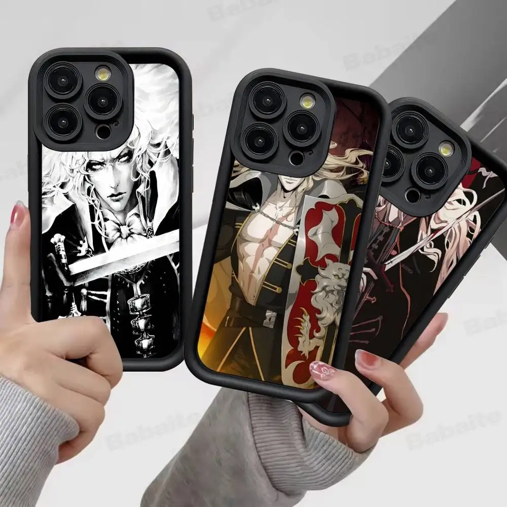 Фото Чехол для телефона C-CastlevaniaS Alucard для iPhone 17 16 15 14 13 12 11 Pro Max Plus, силиконовый, ударопрочный. №1