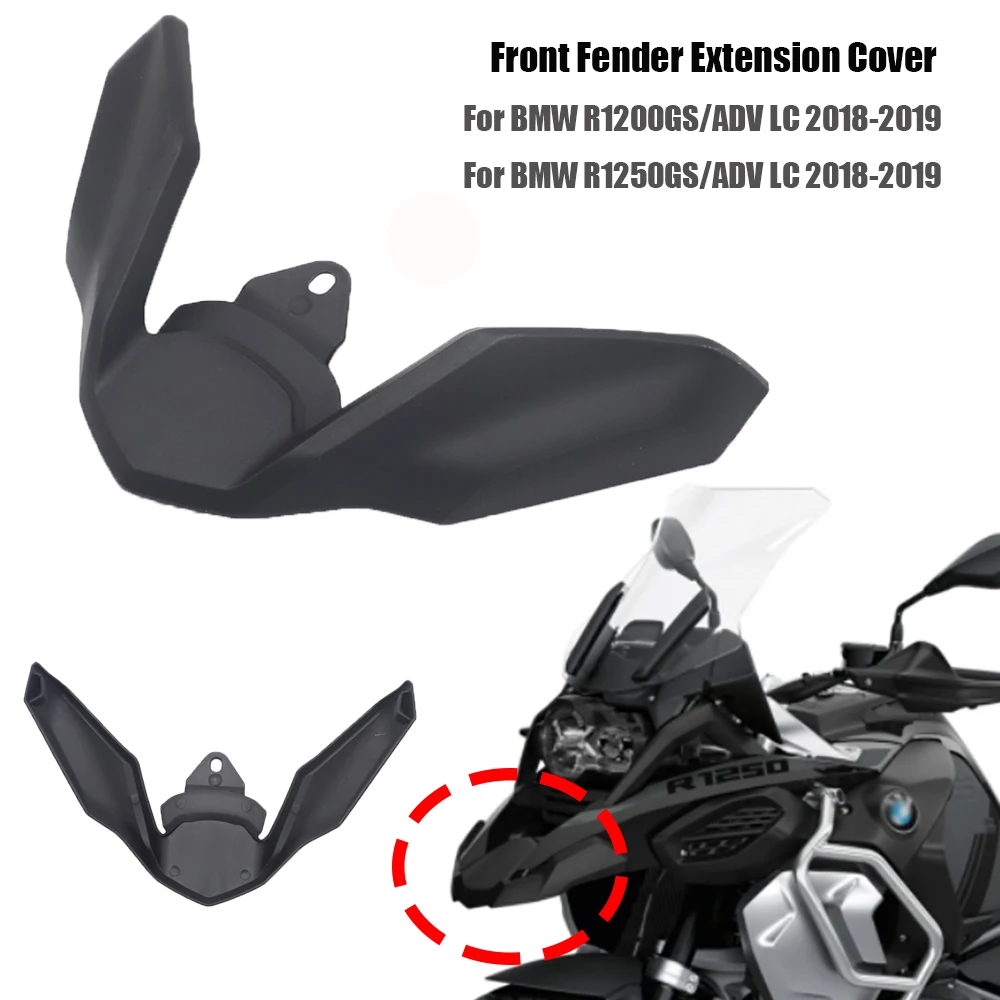 

For BMW R1250GS LC ADV R 1250 GS R1200GS Adventure LC 18-19 Front Wheel Fender Beak Nose Cone Extension Cover Extender Cowl