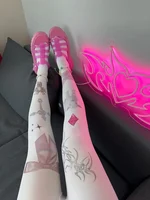 Колготки с принтами #1