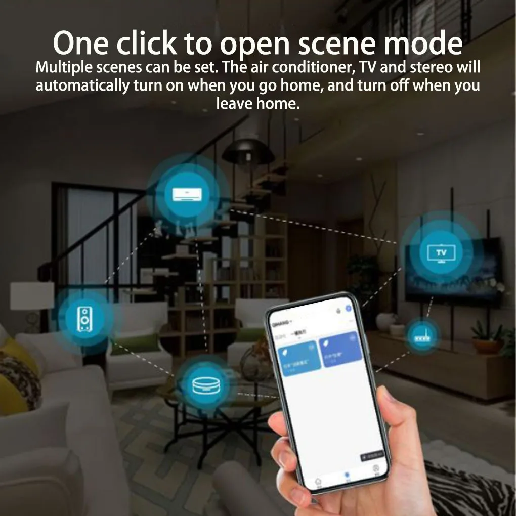 

Wireless Automatic Remote Control Universal Controller Lightweight One-button Gateway Hub Voice Controls Air Conditioner