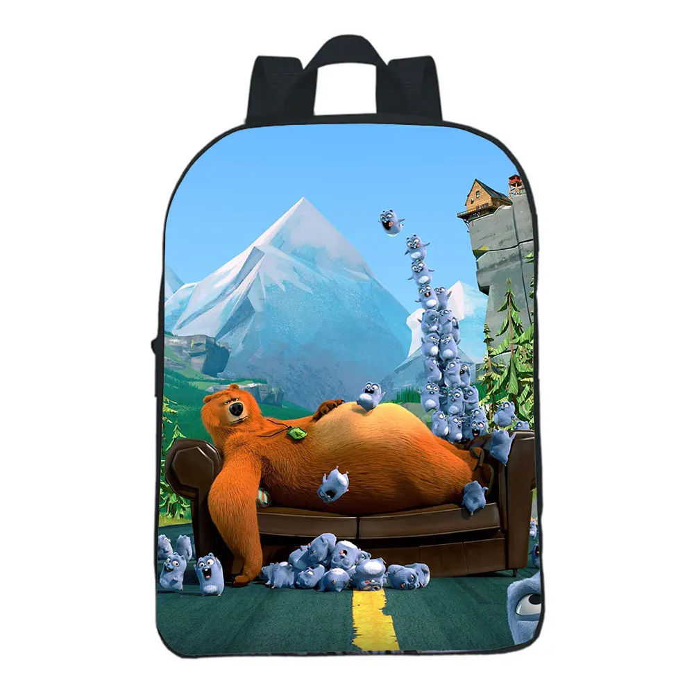 

Grizzy And The Lemmings Backpack Boy Girl Bookbag Cute School Bag Kindergarten Mini Rucksack Casual Knapsack Cartoon Bag Mochila