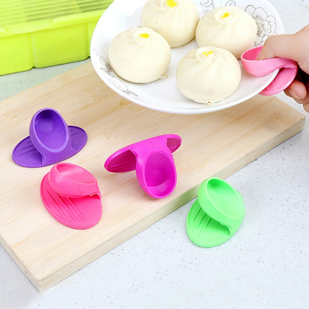 

3 Pcs Oven Mitt Silicone Glove Multifunction Protective Hand Clips Kitchen Tools