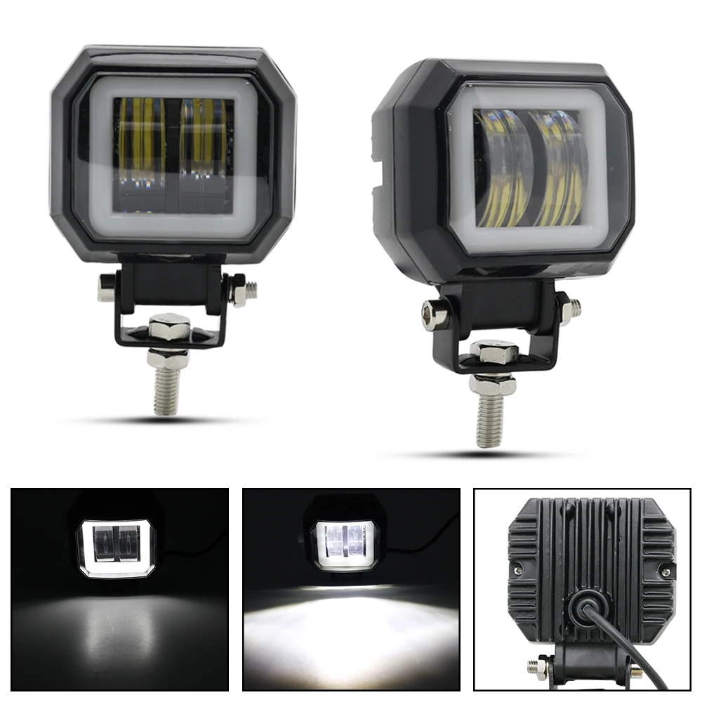 Светодиодный рабочий прожсветильник для внедорожника мотоцикла дальнего света