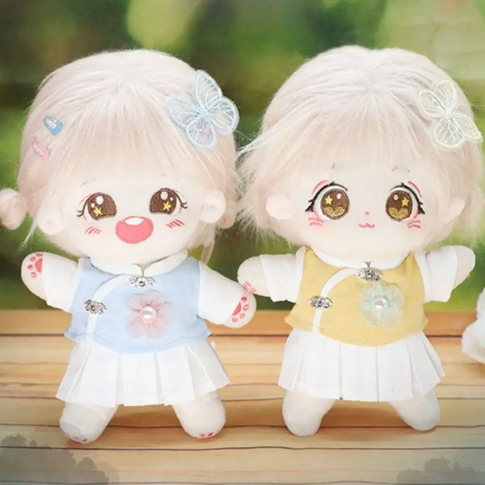 

Модная одежда в китайском стиле, костюмы, новые игрушки для кукол «сделай сам», Одежда для кукол «сделай сам», модная кукольная юбка, пальто, хлопковые куклы 20 см