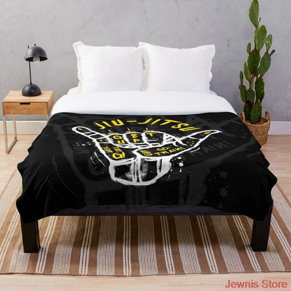 

Одеяло Jiu jitsu Go train 2, покрывало, теплое украшение, кровать и диван, подходит для мужчин и женщин