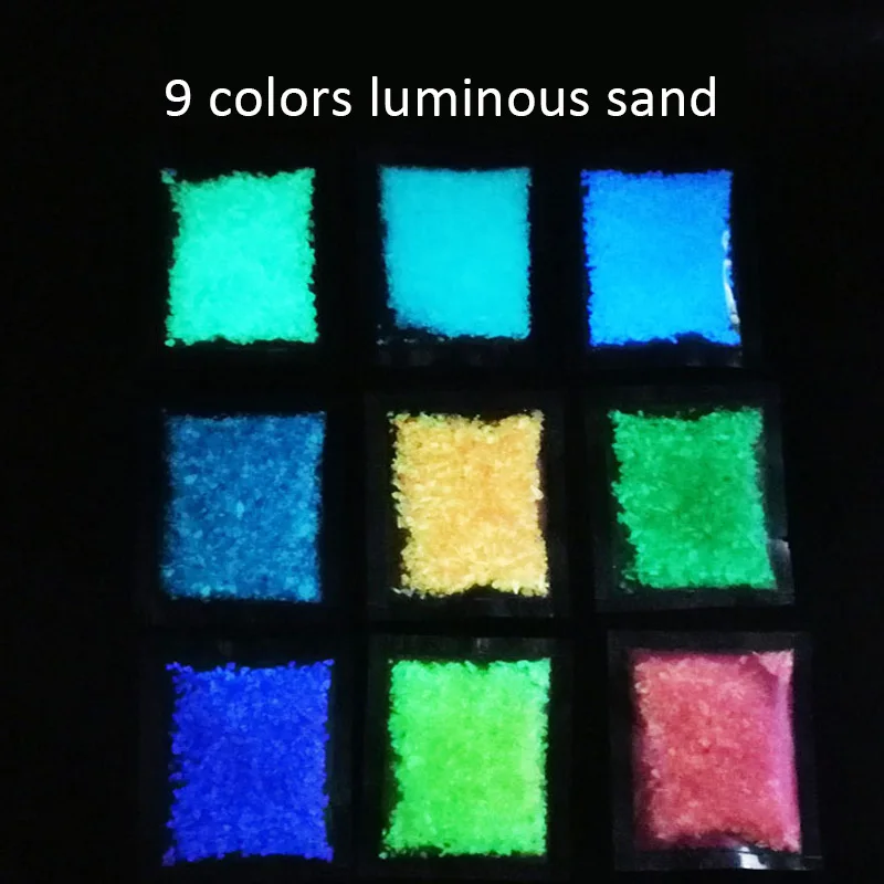 

Fluorescent luminous Particles DIY Party Decoration Glow In The Dark Sand Powder Bright Gravel Noctilucent Particles Pigment