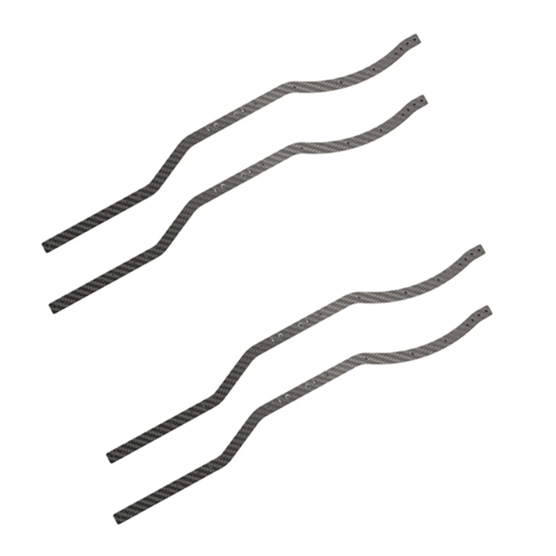

4Pcs Carbon Fiber Chassis Frame Rail For Axial SCX10 II 90046 90047 1/10 RC Crawler Car Upgrades Parts Accessories