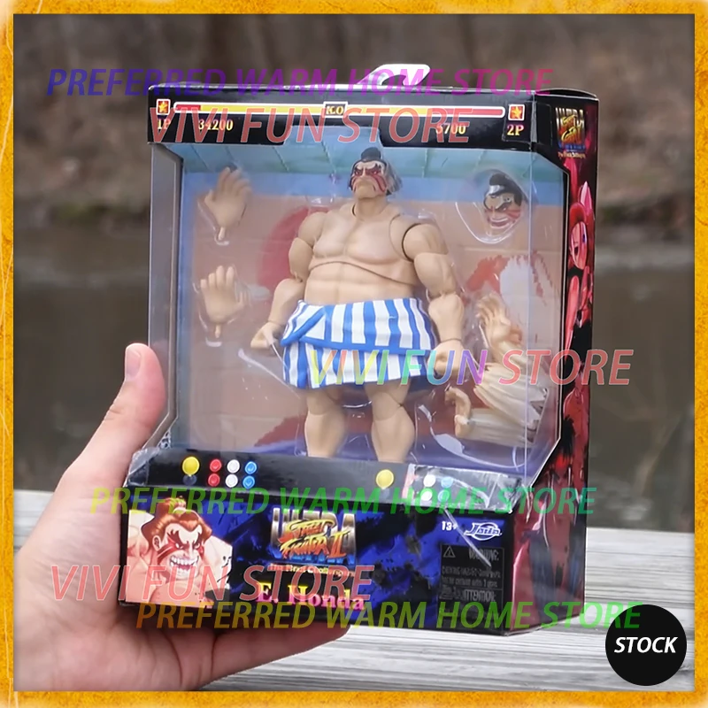 Фото В наличии: Оригинальные фигурки JADA TOYS SF AKUMA Gouki Balrog E.Honda Edmond Honda Cammy White, подвижные модели, игровые аниме-фигурки, коллекционные игрушки №1