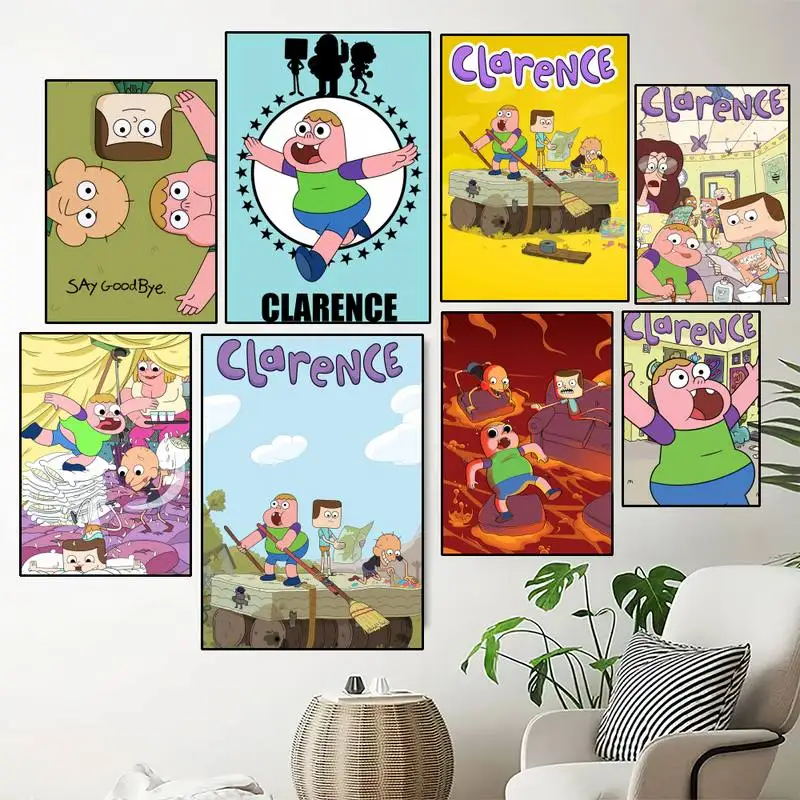 

Cartoon C-Clarence TV POSTER Prints Wall Painting Bedroom Living Room Decoration Home