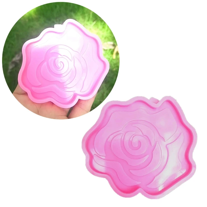 

Silicone Rose Flower Mold for DIY Crafts and Jewelry Making Rose Pendant