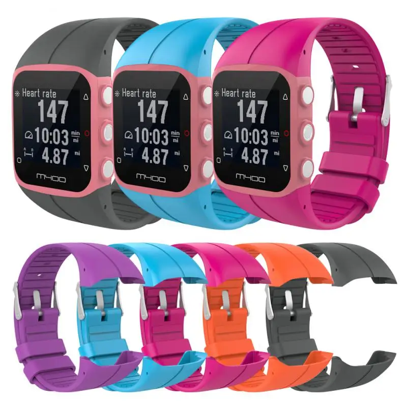 

Colorful Silicone Band For Polar M400/M430 Official With The Same Paragraph Solid Straps Writhband Replacement Bracelet Belt