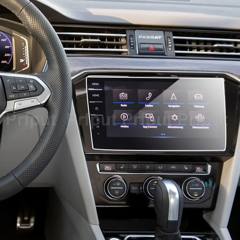 

Защитное стекло из закаленного стекла для Passat B8 9,2 дюйма 2018 2019 2020, автомобильный навигационный экран, защита салона автомобиля