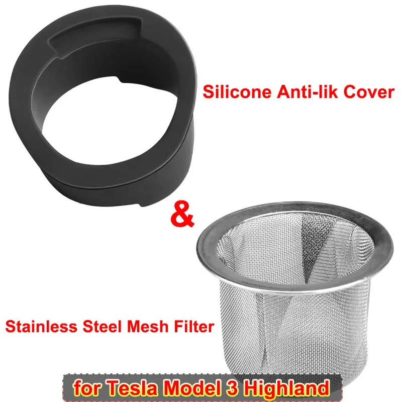 

Силиконовый Стеклоочиститель Для Tesla Model 3 Y Highland 2024, Защитная Крышка От Протечек, Сетевой Фильтр