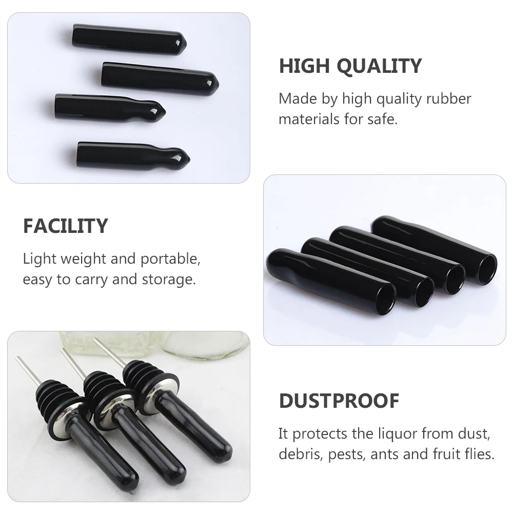 10 шт. крышка для бутылки носики наливания резиновые крышки шейкера масляные