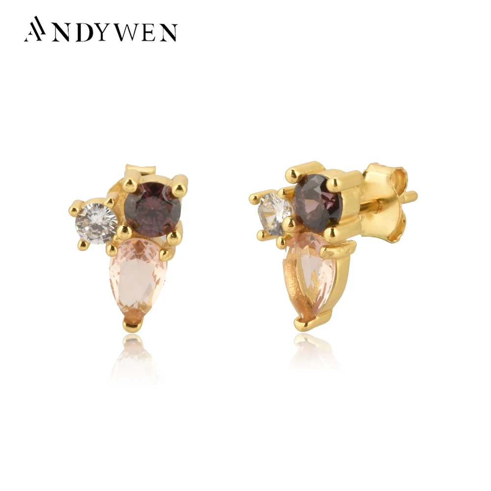 Серьги-гвоздики женские из серебра 925 пробы | Украшения и аксессуары