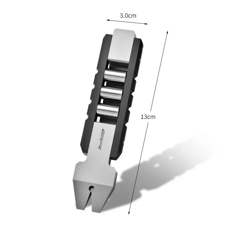EDC Titanium Alloy Crowbar tools Hand Outdoor Camping Multifunction Bottle Opener Tools