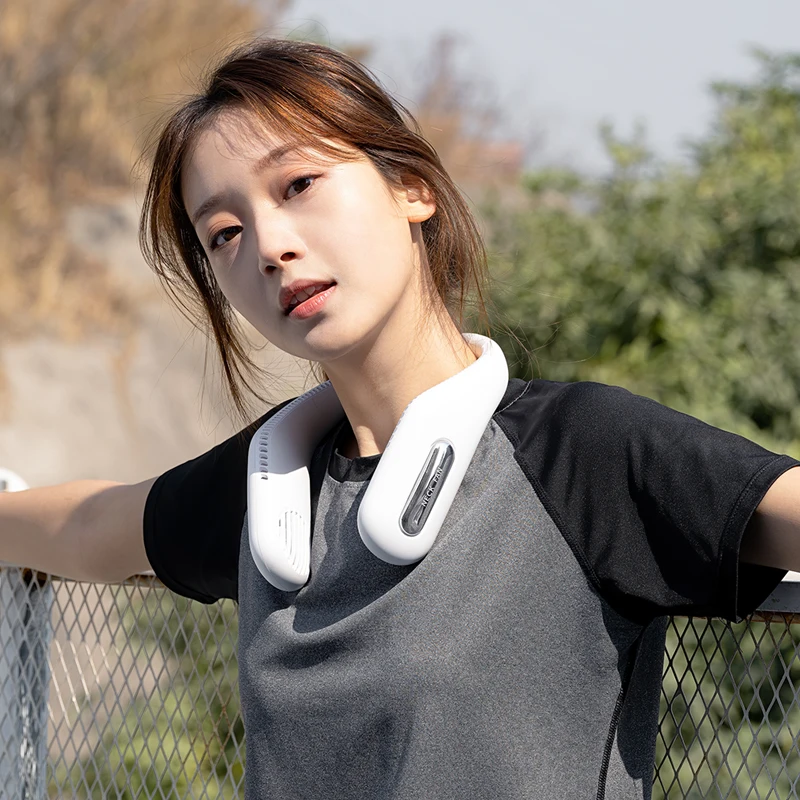 Портативный мини-вентилятор на шею внешний охлаждающий вентилятор 2400 мАч