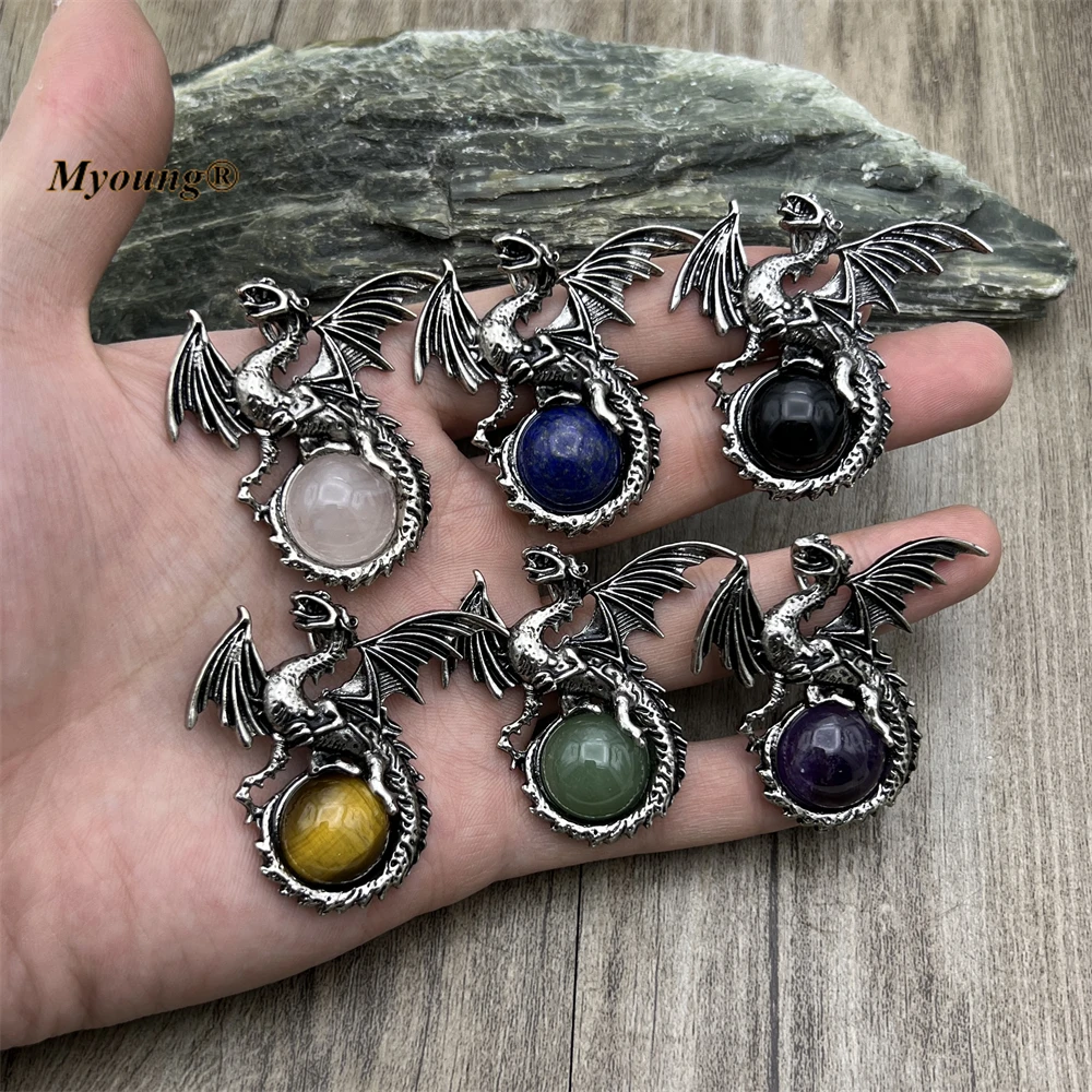 10 шт. древние круглые натуральные драгоценные камни тигровый глаз лазурит камень