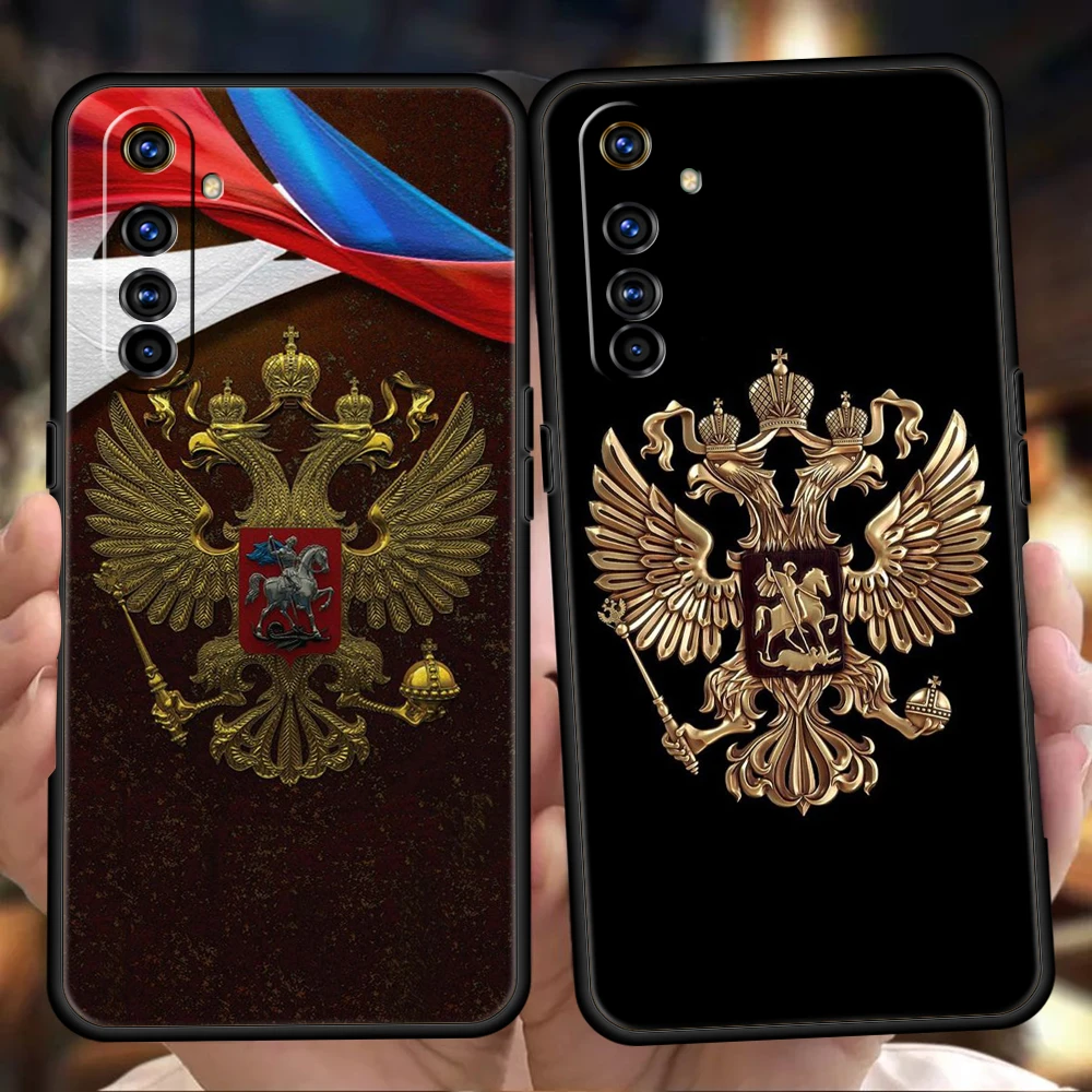 

Russian Flag Soft Silicone For Realme 8i 9i 9 Pro Plus GT2 Pro C3 6 7 8 Pro C21 C11 C25 Pro 5G Shockproof Phone Cover Fundas TPU