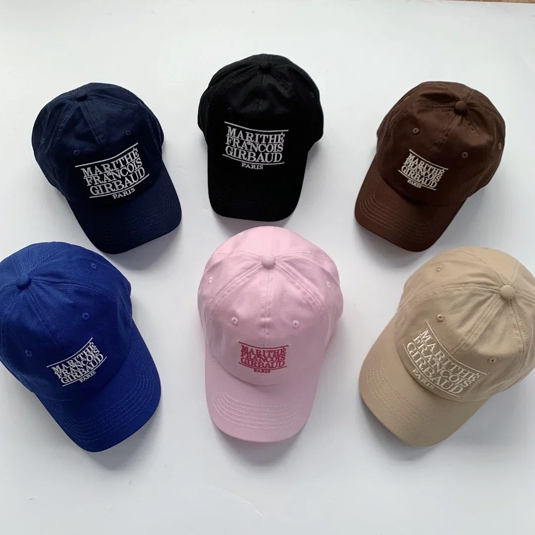 

South Korean niche brand Marite Che Jingyuan's same duck tongue cap baseball cap sun visor High quality hat