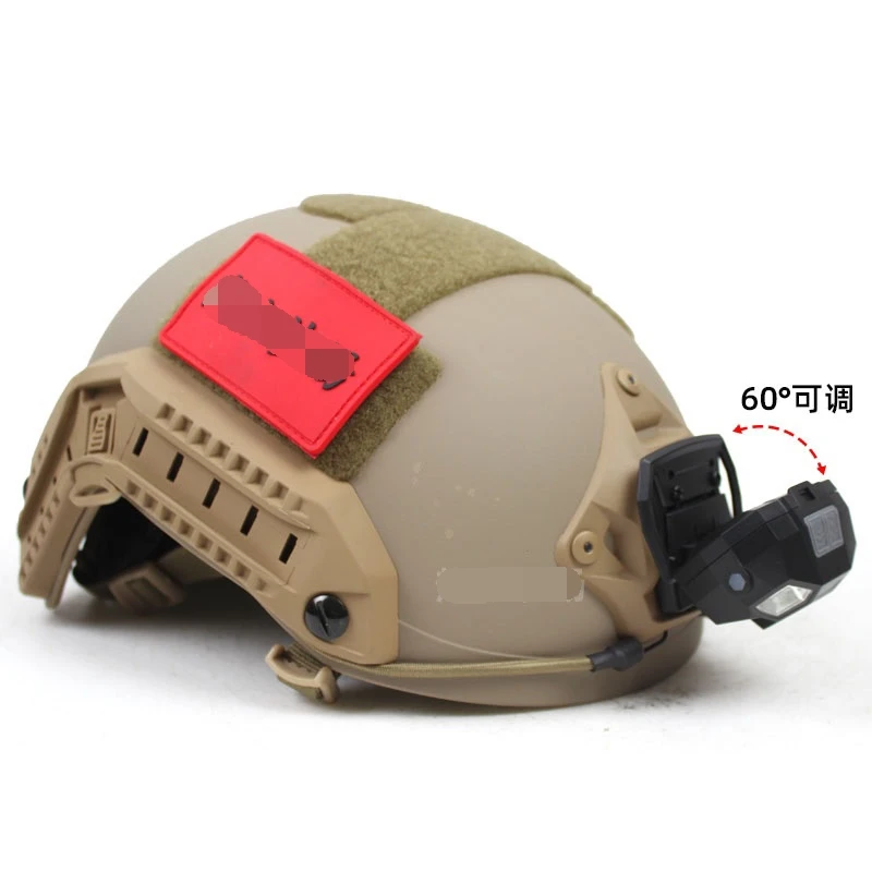 Фсветильник на шлем тактический Водонепроницаемый с зарядкой от USB