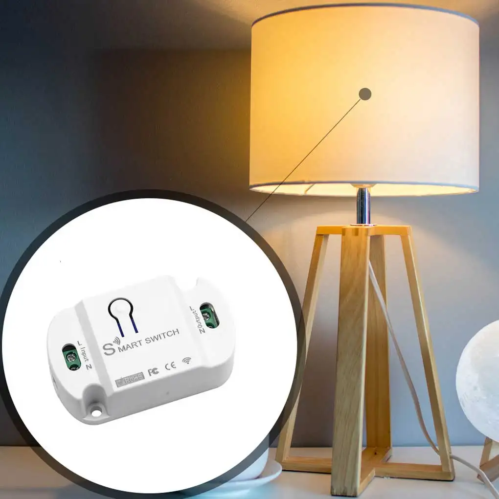 Умный выключатель с Wi-Fi, устройство управления голосом, универсальный выключатель для дома, отеля, склада, дорожка 16 А