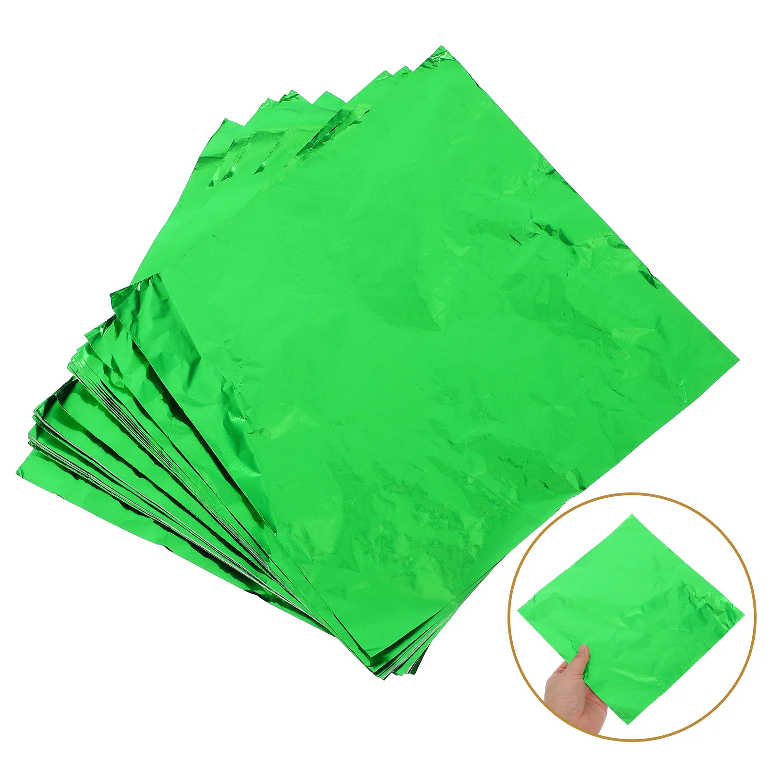 100 шт. оловянная фольга бумажные шоколадные батончики упаковка для барбекю