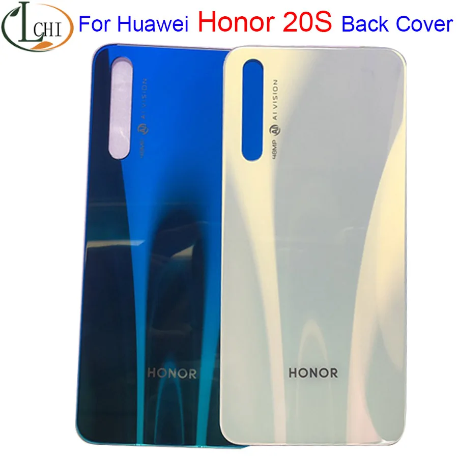 

Задняя стеклянная крышка для 6,26 "Huawei Honor 20s, Крышка батарейного отсека, задняя панель Honor 20s, Задняя стеклянная дверь, корпус на клейкой основе