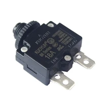 push button reset 5a 10a 15a 18a 20a 25a 30a circuit breakers with quick connect terminals and waterproof button cap