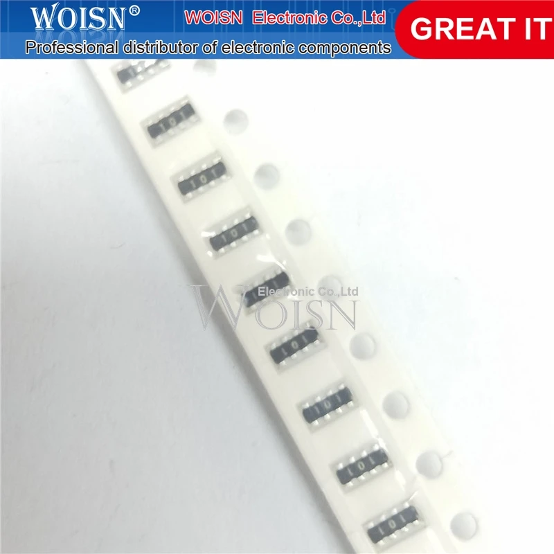 100 шт./лот 0603 исключение 470R 470 евро 8P4R 8-футовый рядный резистор