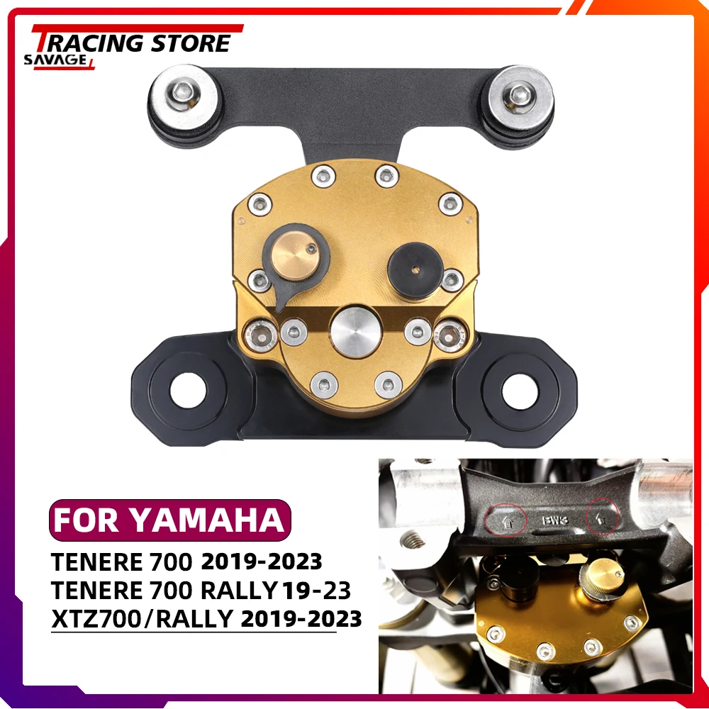 

For YAMAHA TENERE 700 XTZ700/Rally 2019-2023 Steering Damper Stabilizer Motorcycle Steering Stabilizer Reversed Safe Accessories