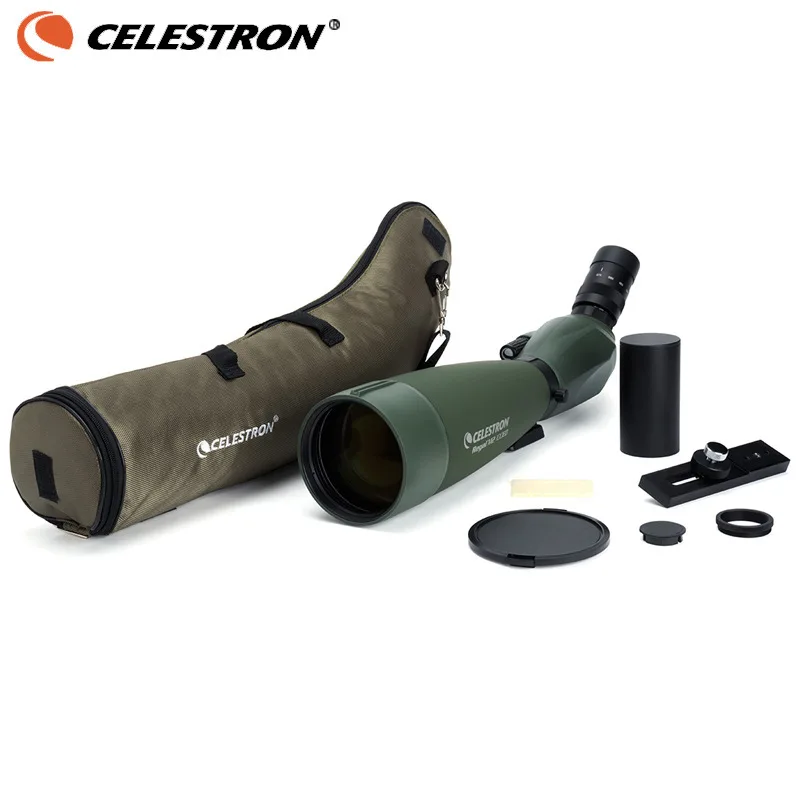 

Celestron Regal M2 100ED 22-67x Spotting Scope Phase and Dielectric Coated BaK-4 Prism Fully Multi-Coated Optics Dual Focus
