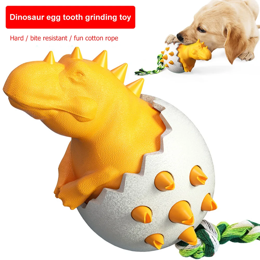 

Зубная щетка для собак, молярная палочка, креативная жевательная игрушка для собак, устойчивые к укусам яицы, молярные палочки для чистки зу...