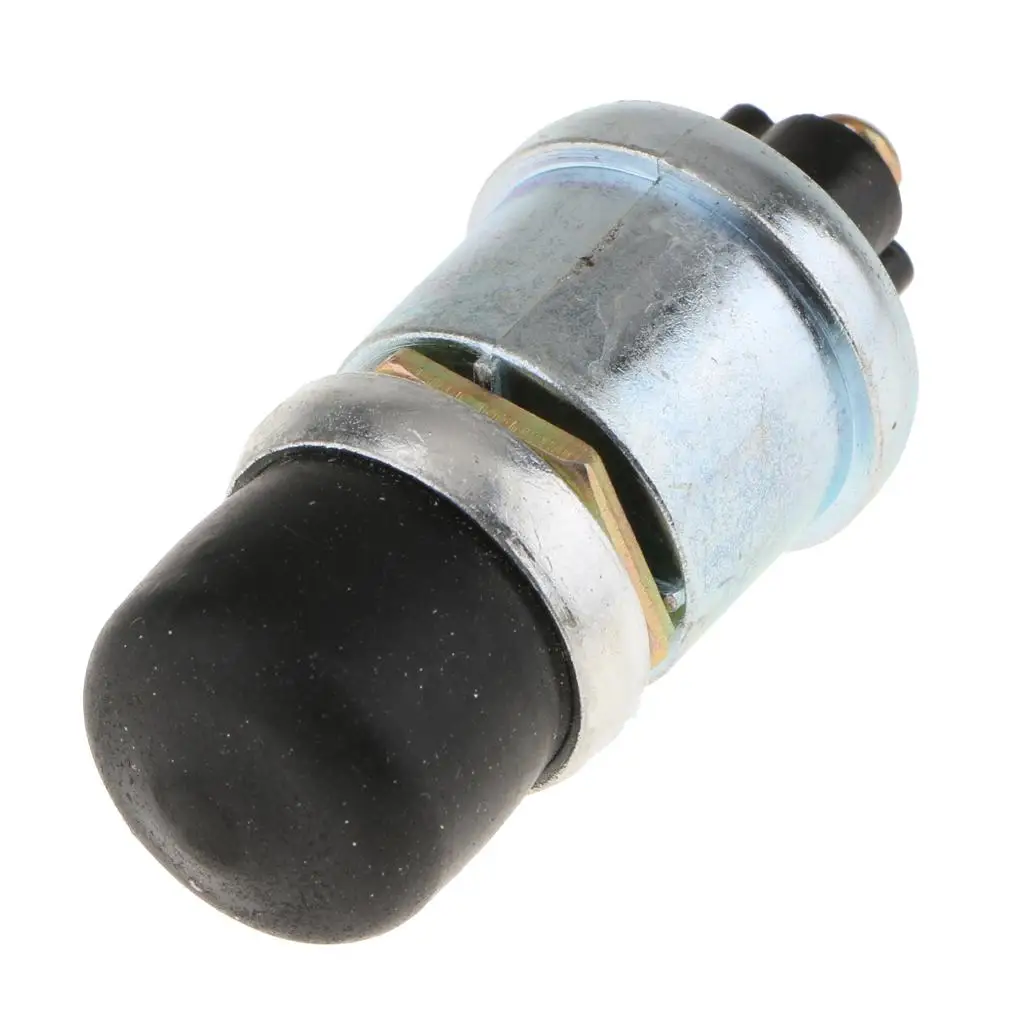 16-миллиметровый Мгновенный кнопочный переключатель зеленый Круглый 2-контактный