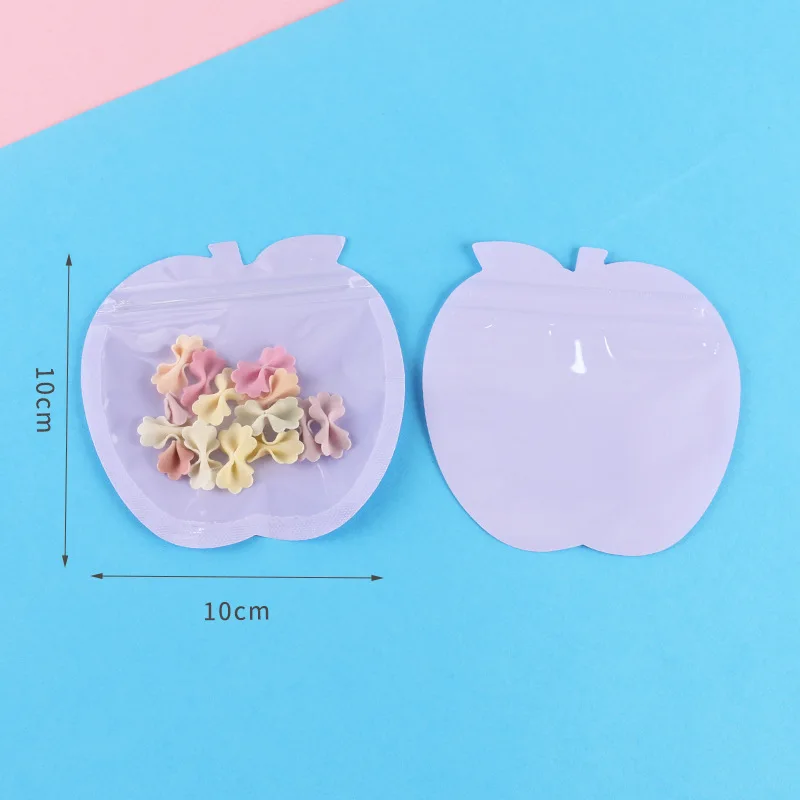 

Пластиковые пакеты в форме яблока для украшений