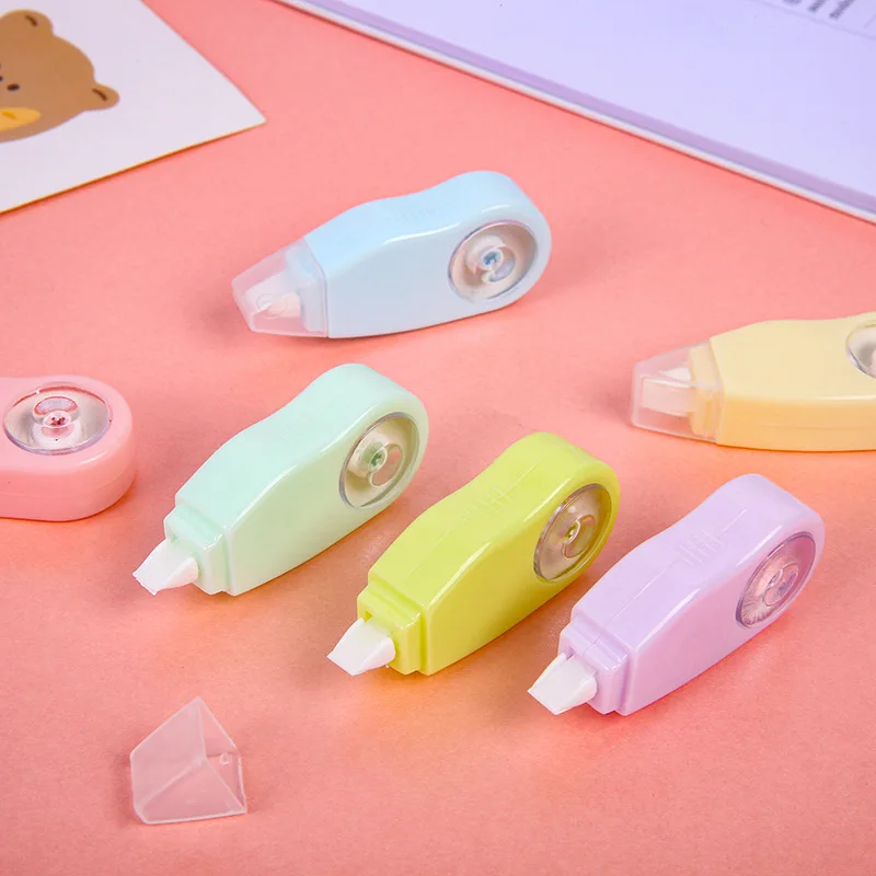6 шт. Милая Корректирующая лента Kawaii Morandi инструменты для письма корректирующий