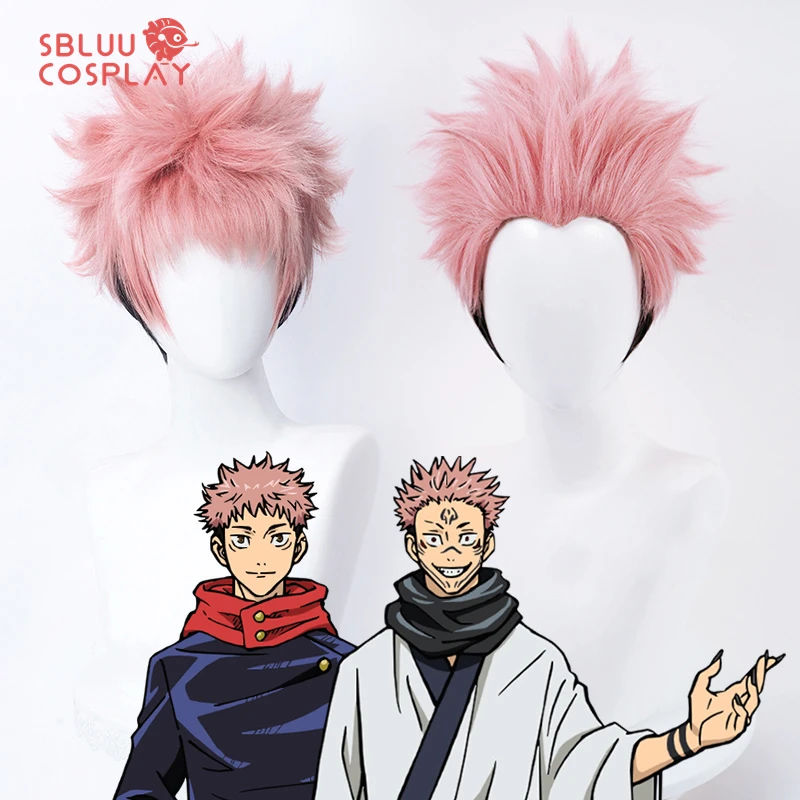 

SBluuCosplay Jujutsu Kaisen Cosplay Yuji Itadori Ryomen Sukuna Cosplay Wig