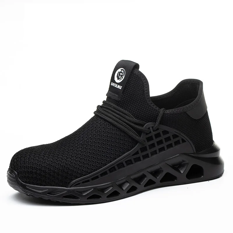 

Safety Shoes Puncture Proof Summer Men Women Breathable Mesh Work Shoes Industrial & Construction Boots Sneaker