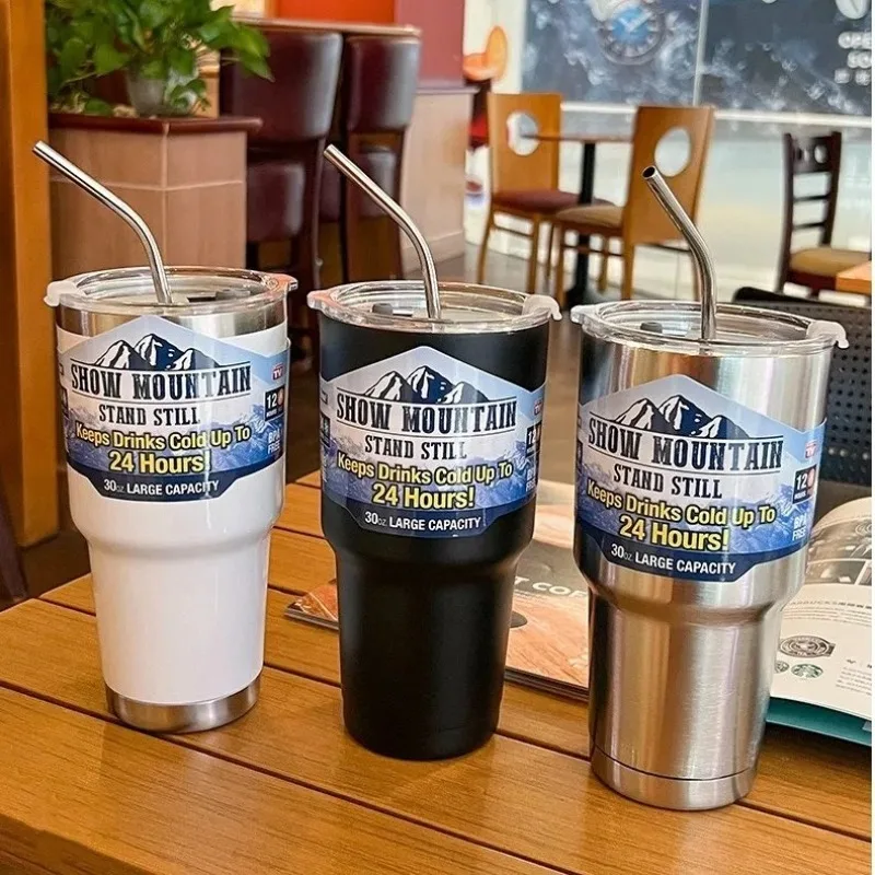 Автомобильный термос из нержавеющей стали 30 унций