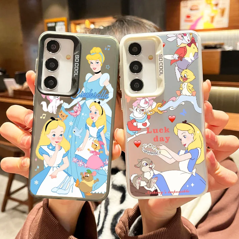 Разноцветный чехол для телефона с принцессой Диснея Samsung A71 A53 A52 A51 A50 A34 A33 A32 A31 A30 A23