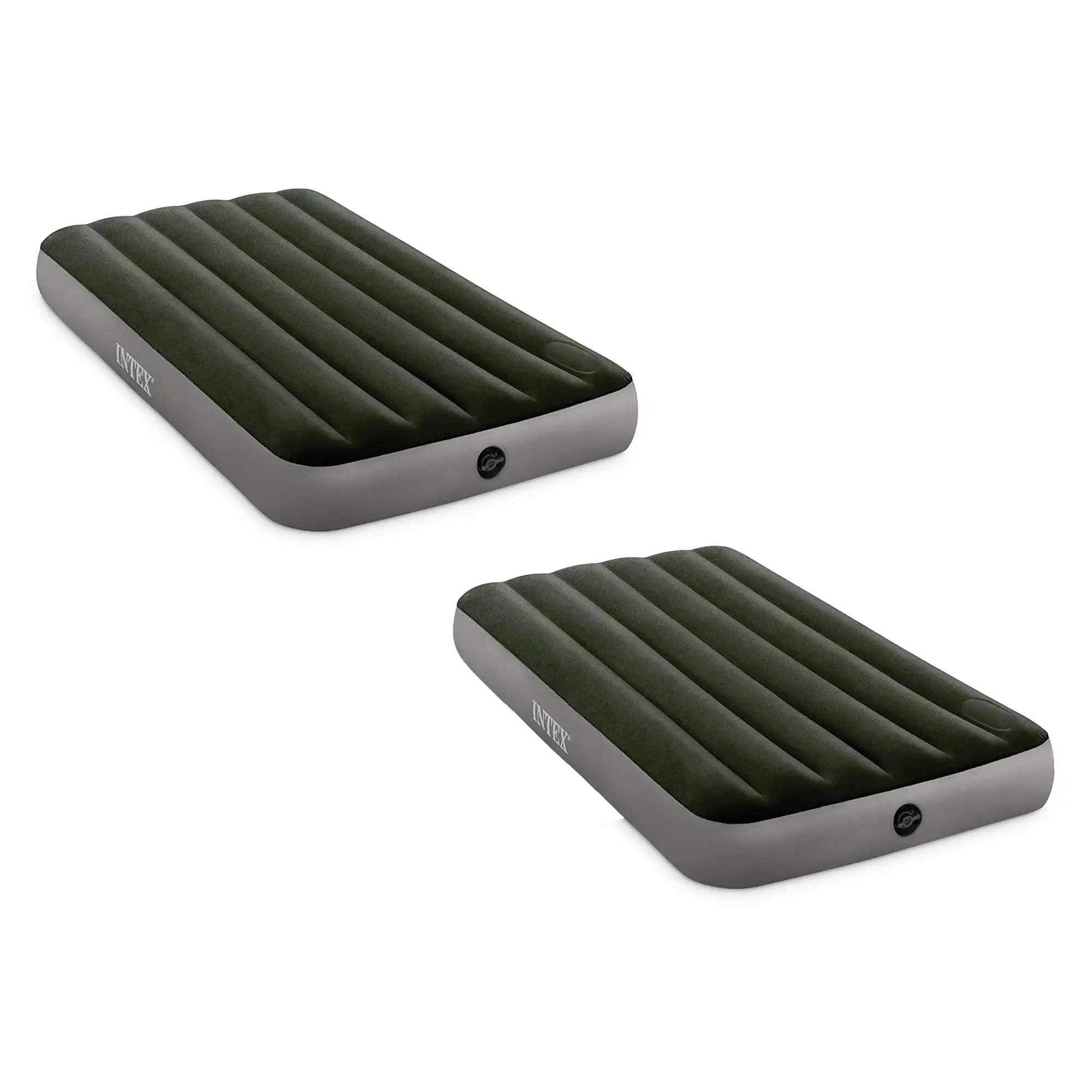 64763E Dura Beam Downy Air Mattress with Built In , Queen (2 Pack)
