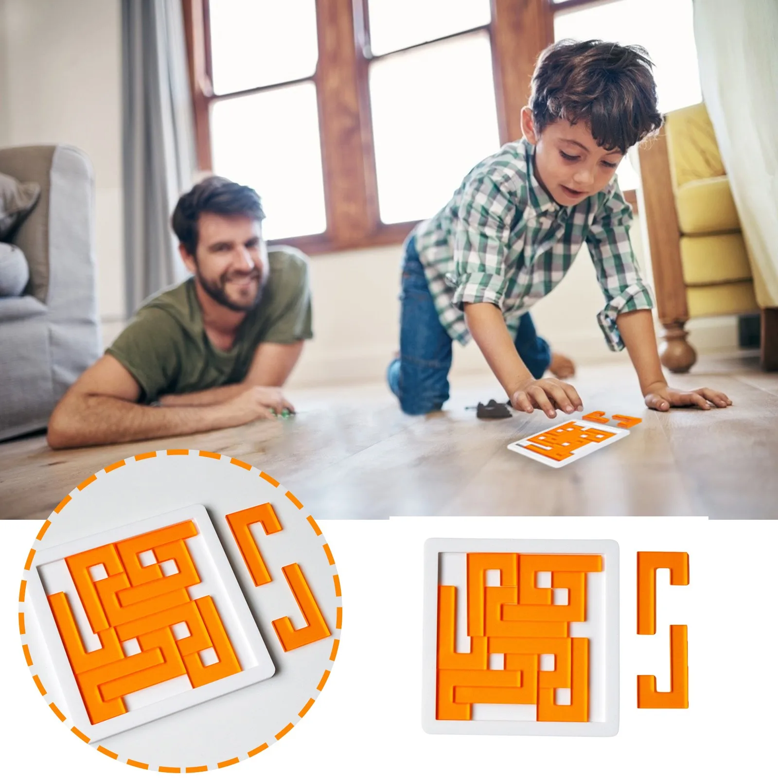 

Shape Translucent Difficulty Irregular Plane Acrylic High Puzzle Puzzle Toy Fireflies