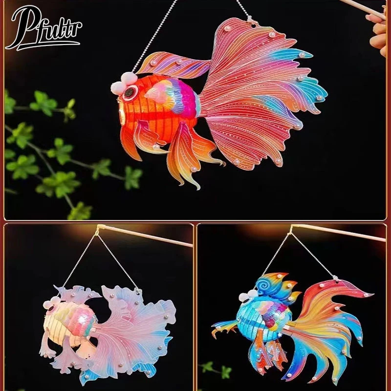 Яркий детский праздничный фонарь средней осени яркий портативный светящийся