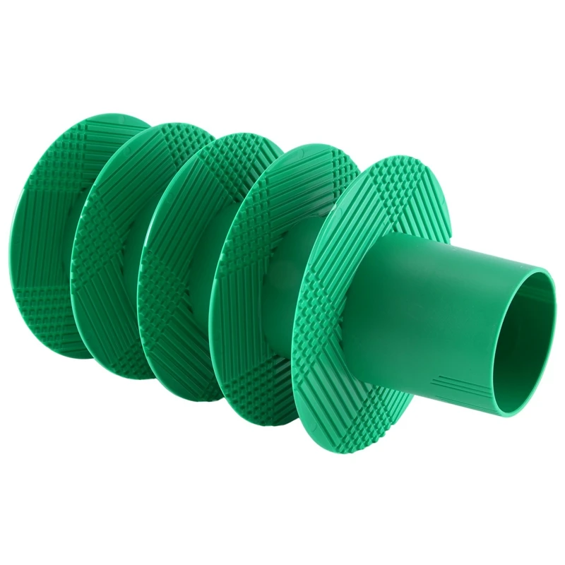 (10-Pack) Green Sprinkler Head Protection Sprinkler Donut Lawn Sprinkler Guard, Plastic Donuts For Sprinkler Heads
