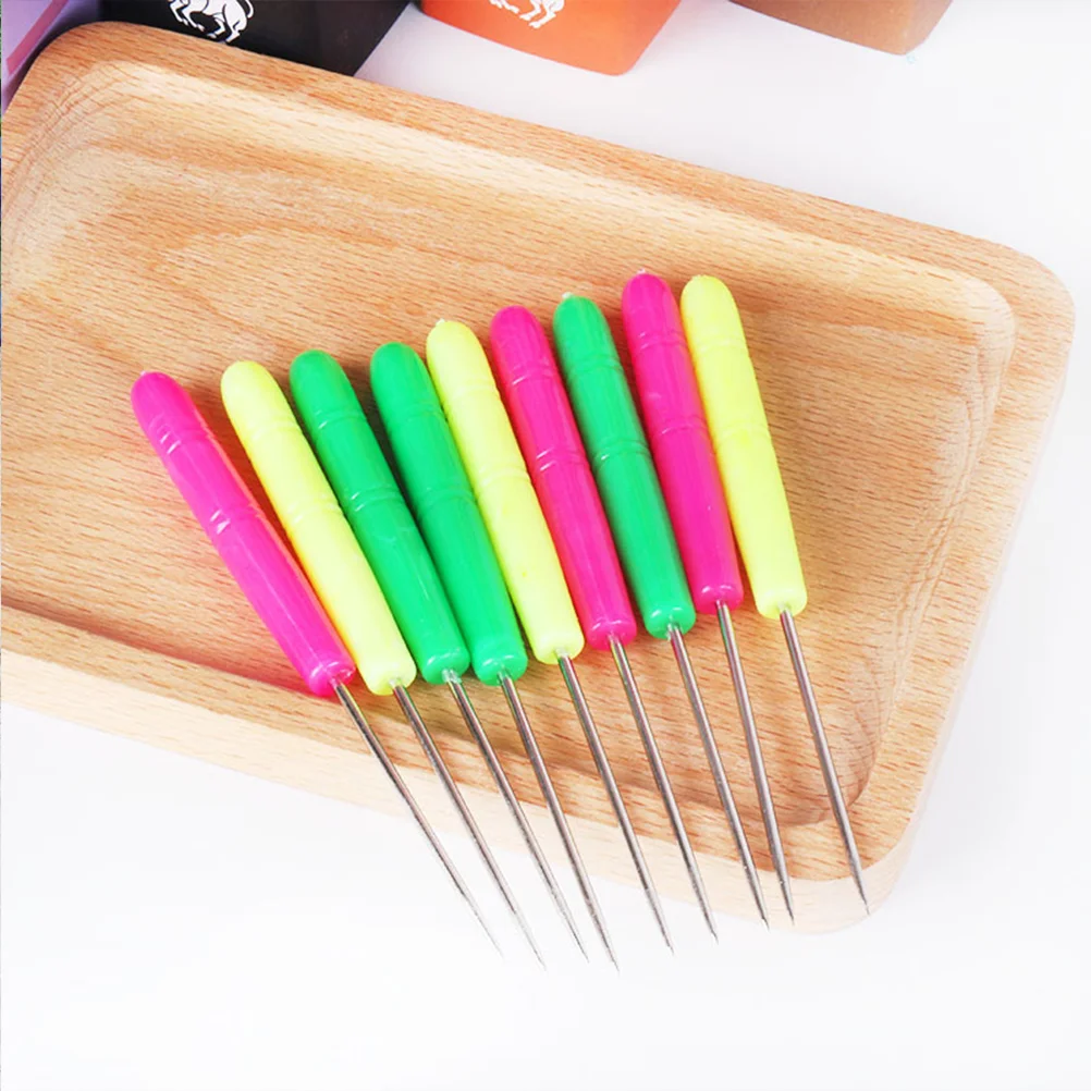 

50 Pcs Crafting Supplies Chocolate Cookie Sewing Tool Biscuit Awl Pick Needle Work