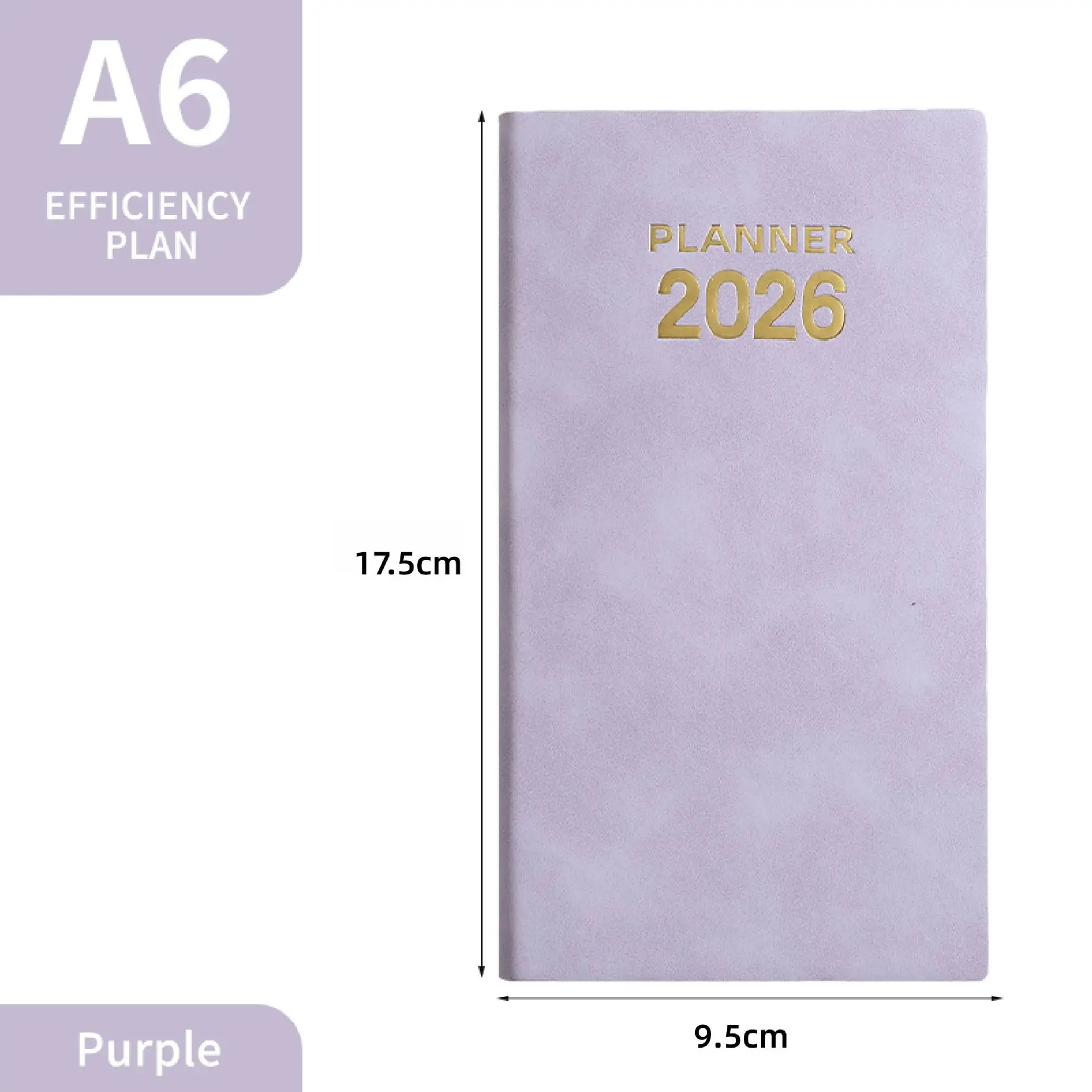 

Кожаный органайзер 2026 Weekly Planner A6