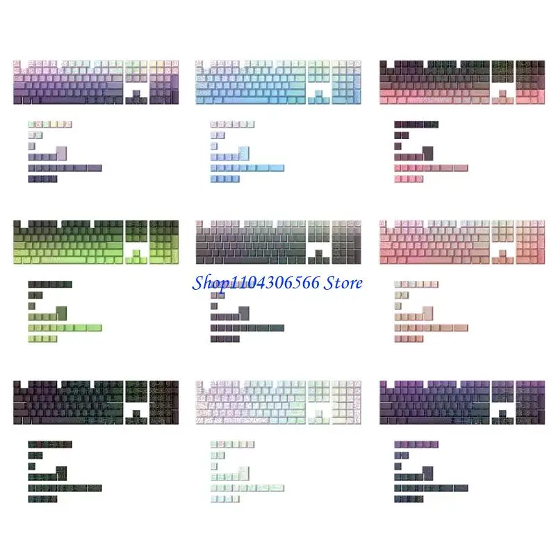 Фото 02DD PBT Keycaps Contour4.0 Боковая печать для механических клавиатур 61, 64, 68, 75, 84, №2