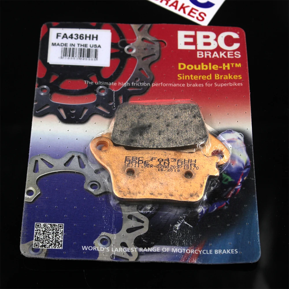 Оригинальный комплект тормозных колодок EBC подходит для Honda CBR600 FA390HH 07-16 CBR1000 07-20